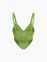 Contour Piping Crochet Crop Top